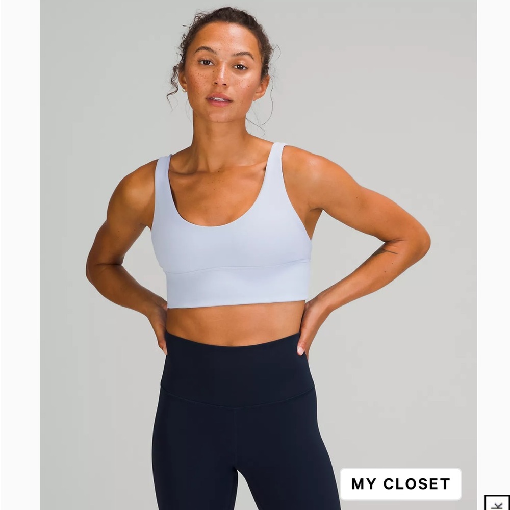 Lululemon align bra in blue linen